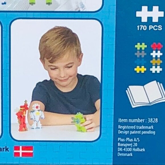 Plus-Plus Robots 170 pc Pastel Building Set Made in Denmark New Sealed Age 5+ - Picture 13 of 16
